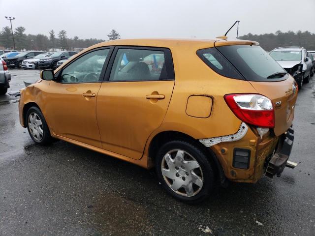 2T1LE4EE4AC015165 - 2010 TOYOTA COROLLA MA S ORANGE photo 2