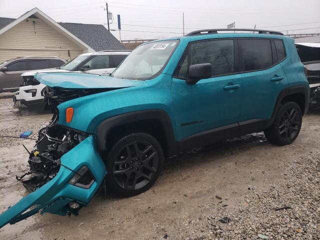 ZACNJDB15MPM63572 - 2021 JEEP RENEGADE LATITUDE TEAL photo 1