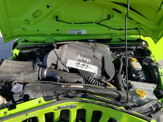 1C4AJWAG7DL501732 - 2013 JEEP WRANGLER SPORT GREEN photo 11