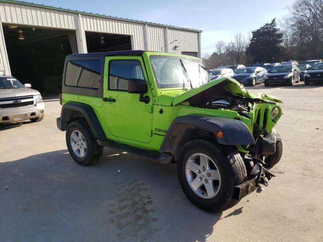 1C4AJWAG7DL501732 - 2013 JEEP WRANGLER SPORT GREEN photo 4