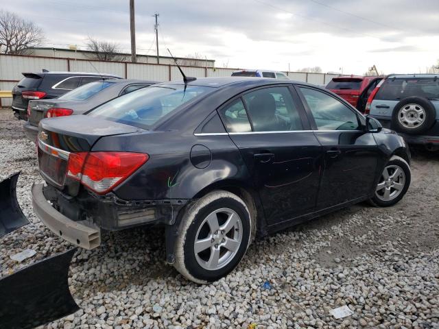 1G1PC5SB3E7384641 - 2014 CHEVROLET CRUZE LT BLACK photo 3