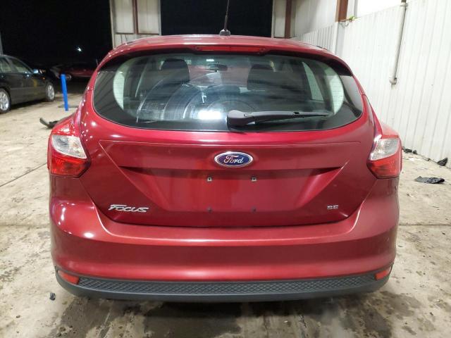 1FADP3K24DL378541 - 2013 FORD FOCUS SE RED photo 6