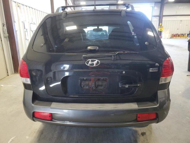 KM8SC13E95U966548 - 2005 HYUNDAI SANTA FE GLS BLACK photo 6