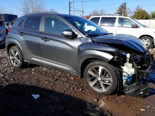 KM8K3CA54KU364957 - 2019 HYUNDAI KONA LIMITED GRAY photo 4