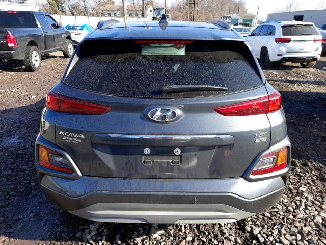 KM8K3CA54KU364957 - 2019 HYUNDAI KONA LIMITED GRAY photo 6