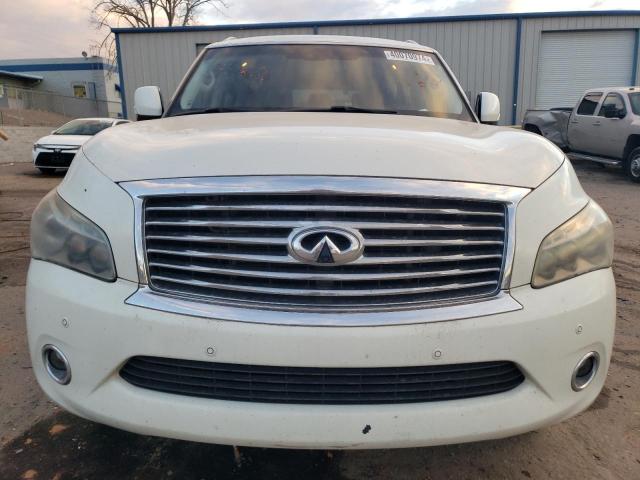 JN8AZ2NC1E9352956 - 2014 INFINITI QX80 WHITE photo 5