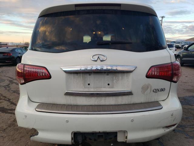 JN8AZ2NC1E9352956 - 2014 INFINITI QX80 WHITE photo 6