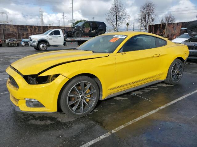 1FA6P8TH1F5319124 - 2015 FORD MUSTANG YELLOW photo 1