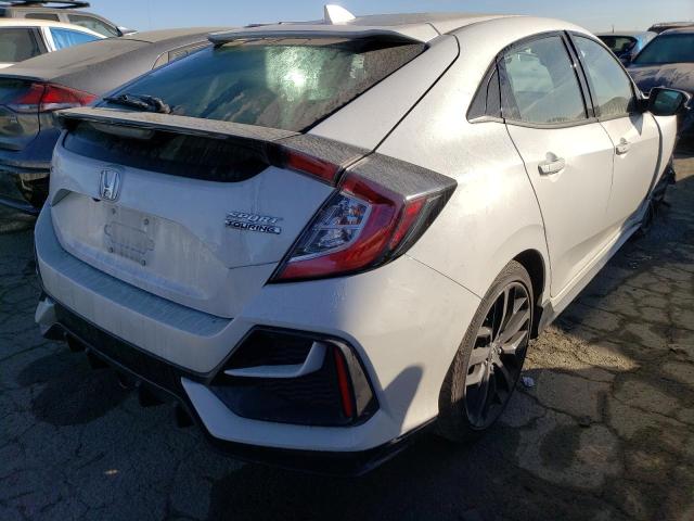 SHHFK7H9XMU410181 - 2021 HONDA CIVIC SPORT TOURING WHITE photo 3