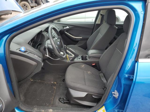 1FAHP3M23CL447880 - 2012 FORD FOCUS SEL BLUE photo 7