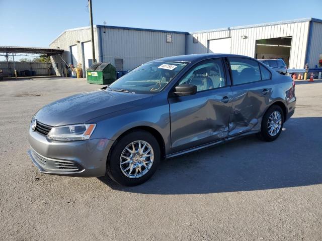 3VW2K7AJ0DM240605 - 2013 VOLKSWAGEN JETTA BASE GRAY photo 1