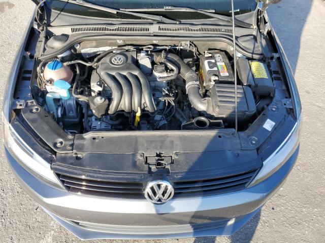 3VW2K7AJ0DM240605 - 2013 VOLKSWAGEN JETTA BASE GRAY photo 11