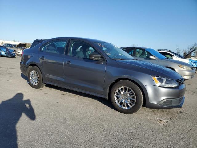 3VW2K7AJ0DM240605 - 2013 VOLKSWAGEN JETTA BASE GRAY photo 4