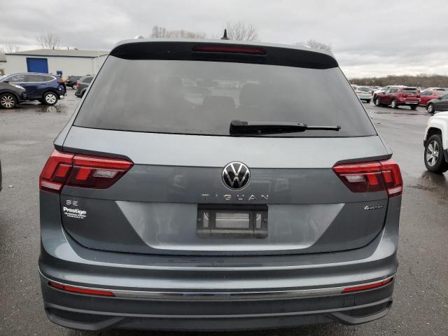 3VV2B7AX0NM121690 - 2022 VOLKSWAGEN TIGUAN SE GRAY photo 6