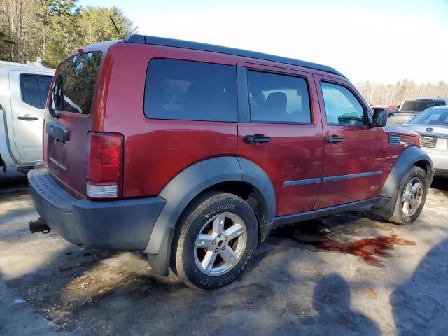 1D8GU28K67W586569 - 2007 DODGE NITRO SXT RED photo 3