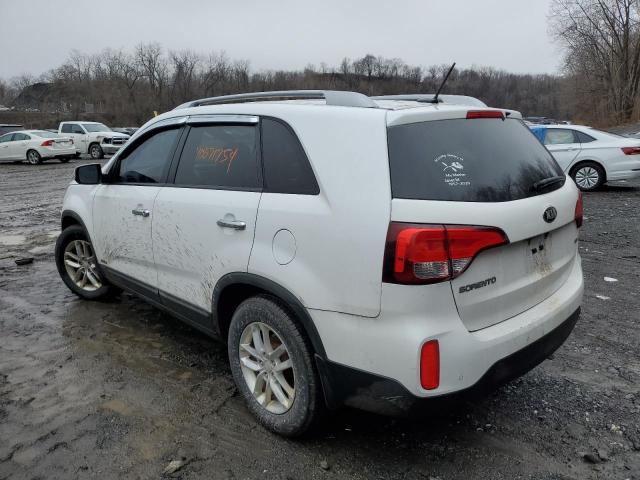 5XYKTCA68EG439792 - 2014 KIA SORENTO LX WHITE photo 2