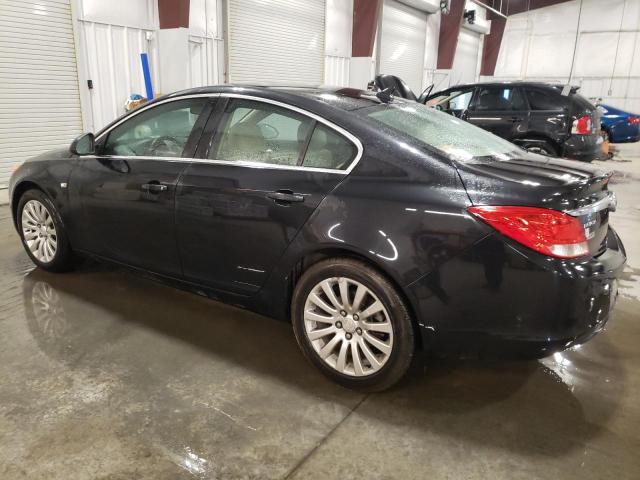 W04GR5EC2B1012730 - 2011 BUICK REGAL CXL BLACK photo 2