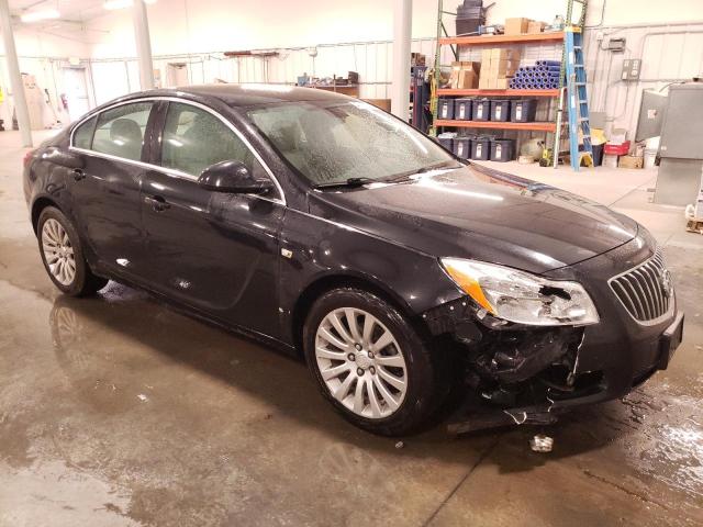 W04GR5EC2B1012730 - 2011 BUICK REGAL CXL BLACK photo 4