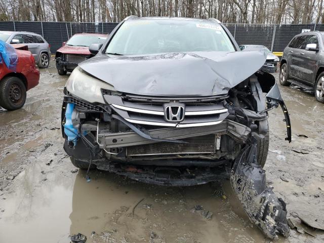 5J6RM4H7XEL059125 - 2014 HONDA CR-V EXL GRAY photo 5