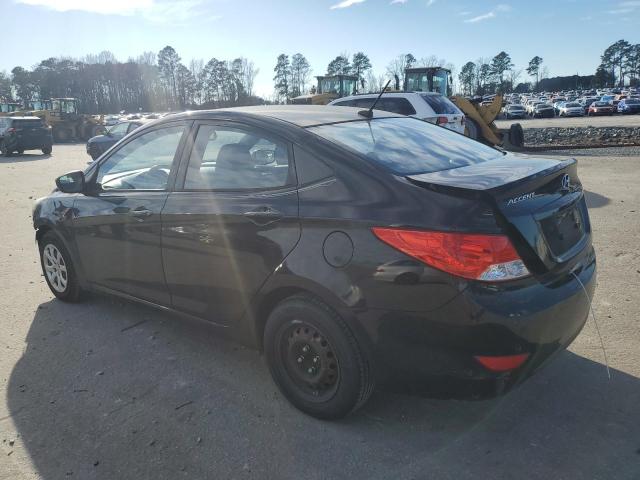 KMHCT4AE4DU279985 - 2013 HYUNDAI ACCENT GLS BLACK photo 2