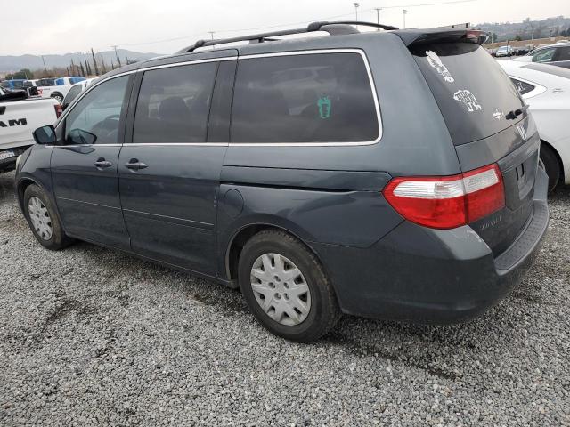 5FNRL38406B415255 - 2006 HONDA ODYSSEY EX GREEN photo 2