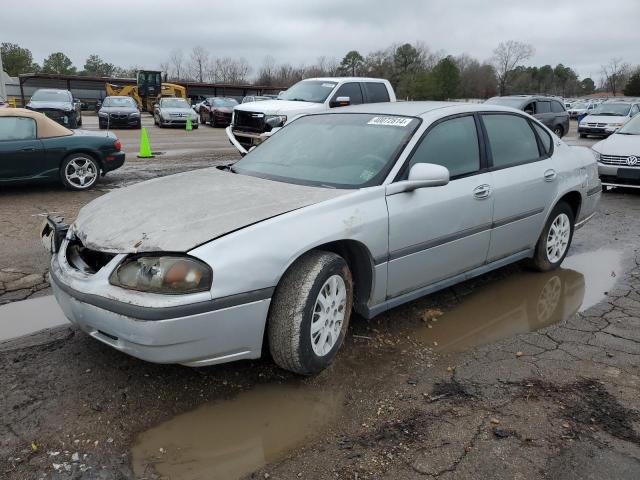 2G1WF52E349328872 - 2004 CHEVROLET IMPALA SILVER photo 1