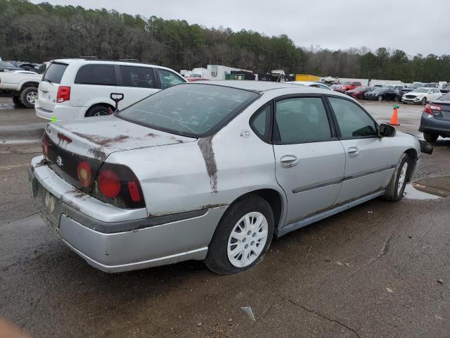 2G1WF52E349328872 - 2004 CHEVROLET IMPALA SILVER photo 3