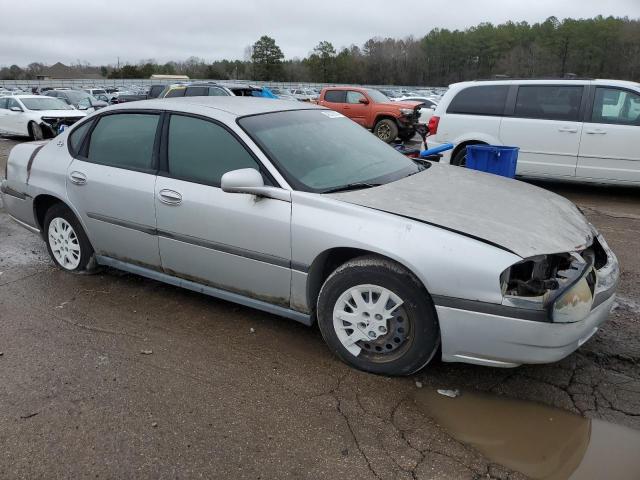 2G1WF52E349328872 - 2004 CHEVROLET IMPALA SILVER photo 4