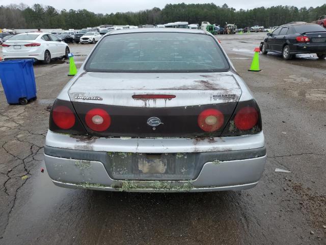 2G1WF52E349328872 - 2004 CHEVROLET IMPALA SILVER photo 6