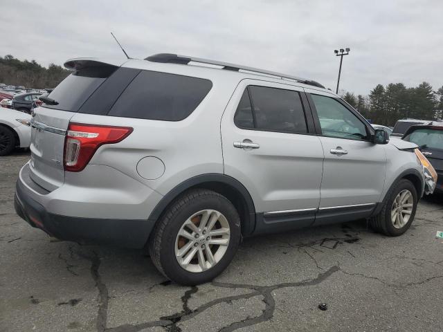 1FM5K8D87EGA45347 - 2014 FORD EXPLORER XLT SILVER photo 3