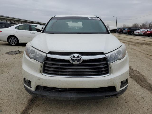 5TDJKRFH5FS187158 - 2015 TOYOTA HIGHLANDER XLE 白色 照片 5