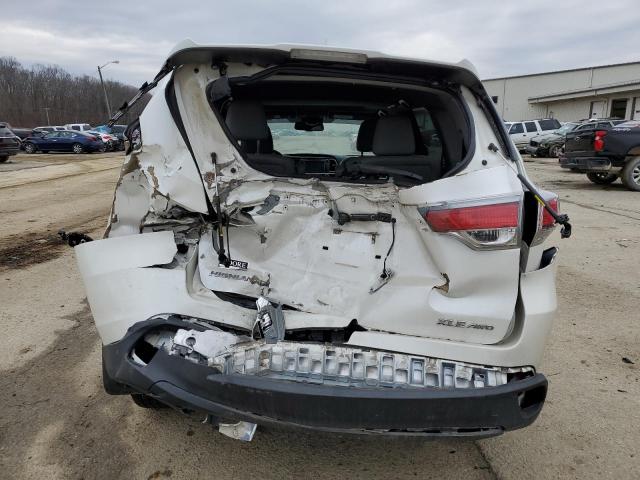 5TDJKRFH5FS187158 - 2015 TOYOTA HIGHLANDER XLE 白色 照片 6