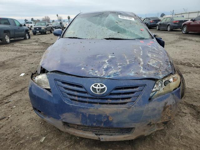 4T1BE46K37U090429 - 2007 TOYOTA CAMRY CE BLUE photo 5