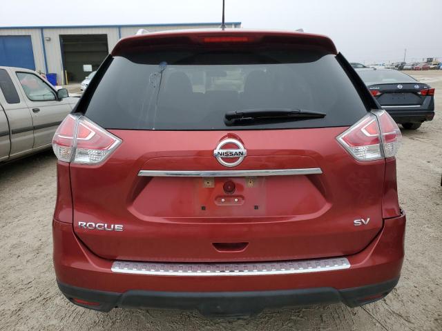 KNMAT2MT8GP638185 - 2016 NISSAN ROGUE S BURGUNDY photo 6