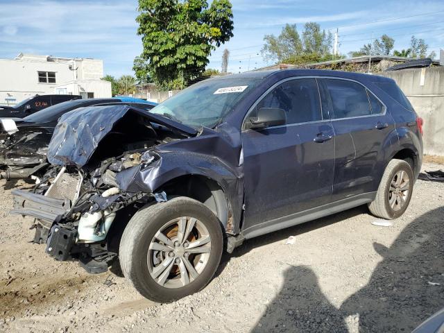 2GNALAEK8E6161858 - 2014 CHEVROLET EQUINOX LS BLUE photo 1