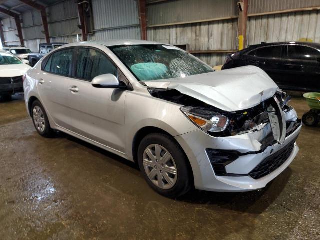 3KPA24AD9PE563783 - 2023 KIA RIO LX SILVER photo 4