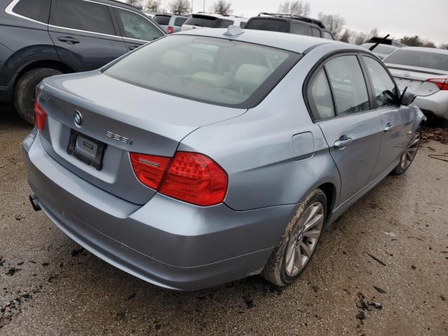 WBAPK7C58BF087605 - 2011 BMW 328 XI BLUE photo 3