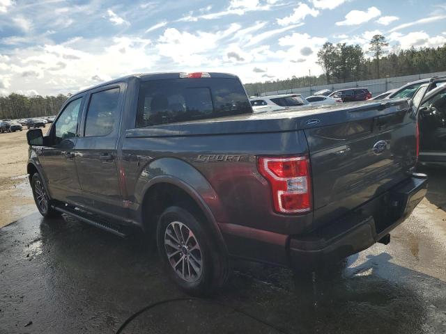 1FTEW1CP4KFD48872 - 2019 FORD F150 SUPERCREW GRAY photo 2