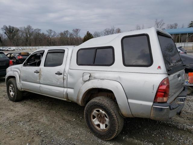 5TEMU52N36Z162287 - 2006 TOYOTA TACOMA DOUBLE CAB LONG BED SILVER photo 2