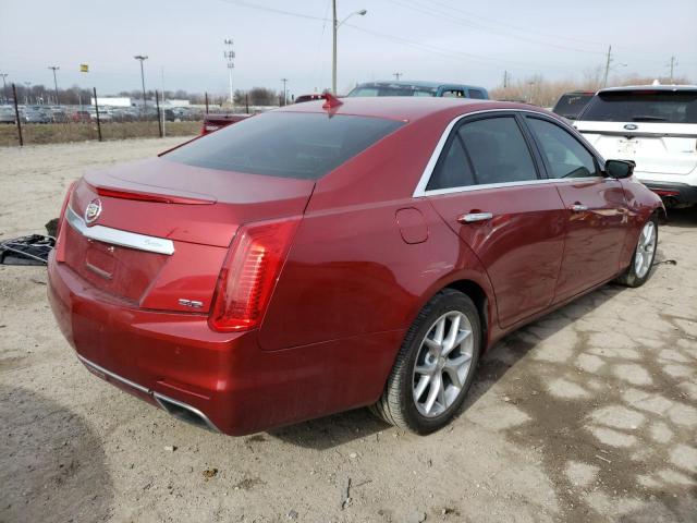 1G6AY5S31E0170945 - 2014 CADILLAC CTS PERFORMANCE COLLECTION Красный фото 3