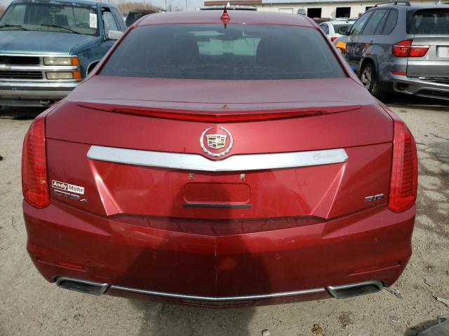 1G6AY5S31E0170945 - 2014 CADILLAC CTS PERFORMANCE COLLECTION RED photo 6