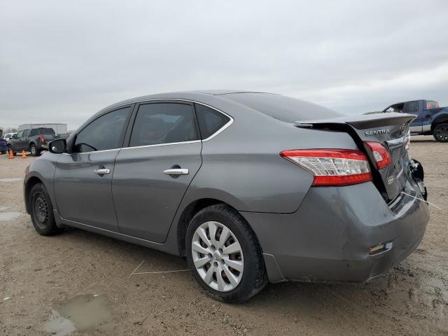 3N1AB7AP3FY325679 - 2015 NISSAN SENTRA S GRAY photo 2