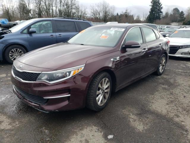 5XXGT4L39GG083813 - 2016 KIA OPTIMA LX BURGUNDY photo 1