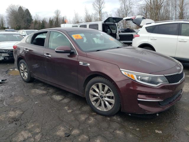 5XXGT4L39GG083813 - 2016 KIA OPTIMA LX BURGUNDY photo 4