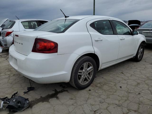 1C3CDZCB6CN194645 - 2012 DODGE AVENGER SXT WHITE photo 3