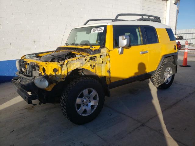 JTEBU11F770009631 - 2007 TOYOTA FJ CRUISER YELLOW photo 1