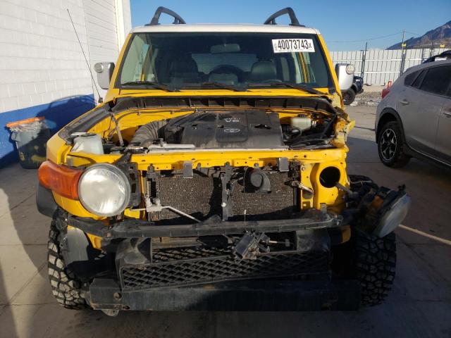 JTEBU11F770009631 - 2007 TOYOTA FJ CRUISER YELLOW photo 5