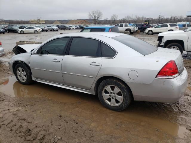 2G1WB5EN0A1167365 - 2010 CHEVROLET IMPALA LT SILVER photo 2