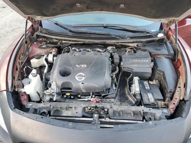 1N4AA5AP3AC873628 - 2010 NISSAN MAXIMA S RED photo 11