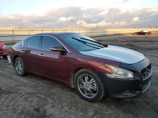 1N4AA5AP3AC873628 - 2010 NISSAN MAXIMA S RED photo 4